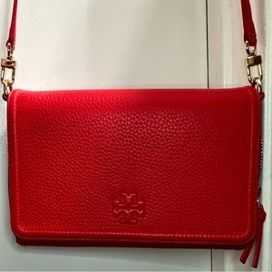 Red Tory Burch Wallet Crossbody